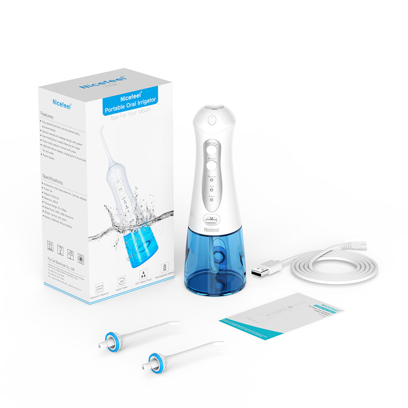 300ml IPX7 Electric Jet Mini Cordless Φορητό καθαριστικό δοντιών Water Flosser