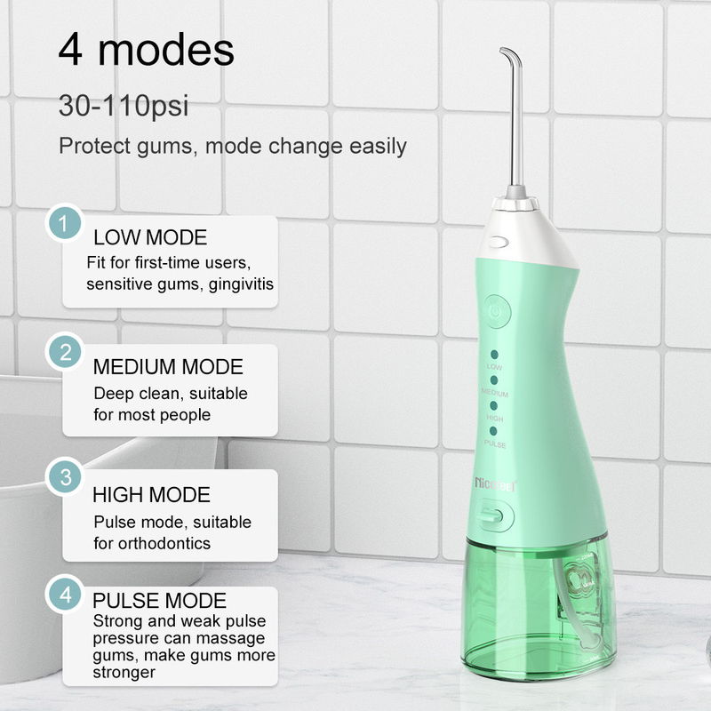 Home Travel 300ML IPX7 Αδιάβροχο Ασύρματο Dental Oral Irrigator Φορητό