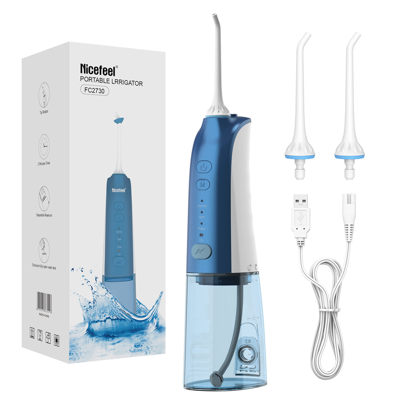 270ml 3 επανακαταλογηστέα Bluetooth νερού τρόπων IPX7 οδοντική επιλογή 2 Flosser USB αεριωθούμενη άκρη