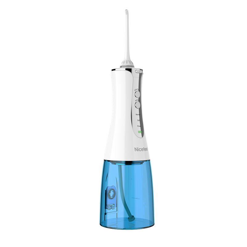 1000ml οδοντικό ασύρματο προφορικό άσπρο 2.5mm νερού Irrigator ακροφύσιο Flosser
