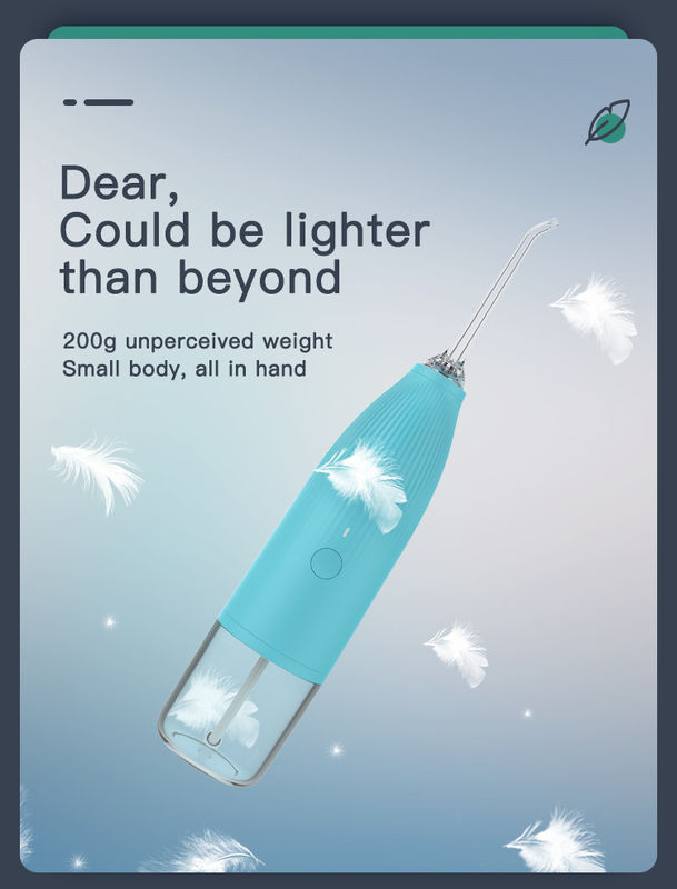 1400-1800 φορές/ελάχιστα μίνι ABS βαθμού τροφίμων Flosser νερού για τη στοματική φροντίδα