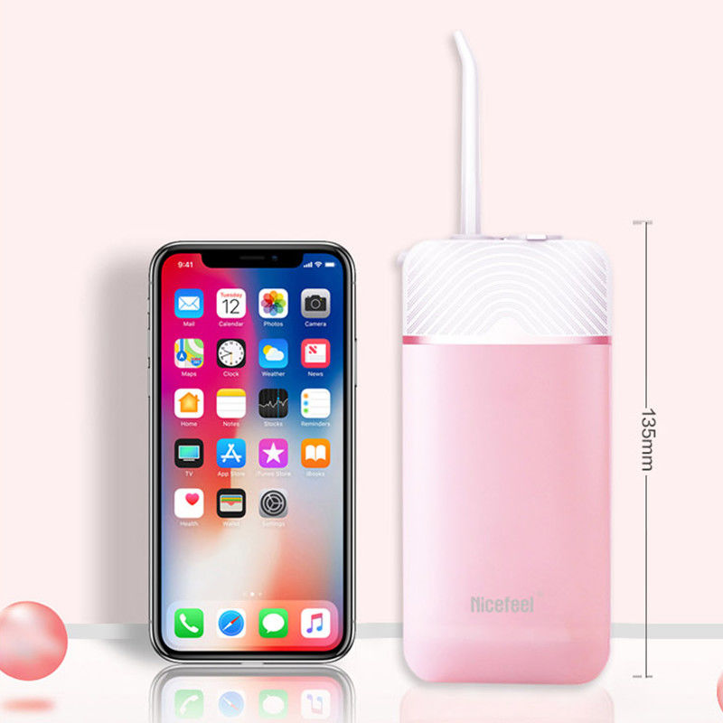 Μίνι ηλεκτρικό νερό Flosser προφορικό Irrigator Flosser νερού σχεδίου πτυσσόμενο με το ακροφύσιο Storagable