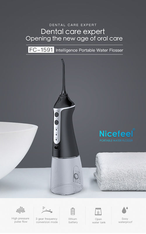 Ασύρματη ροή υψηλού σφυγμού Flosser 30-100psi νερού DC5V Nicefeel