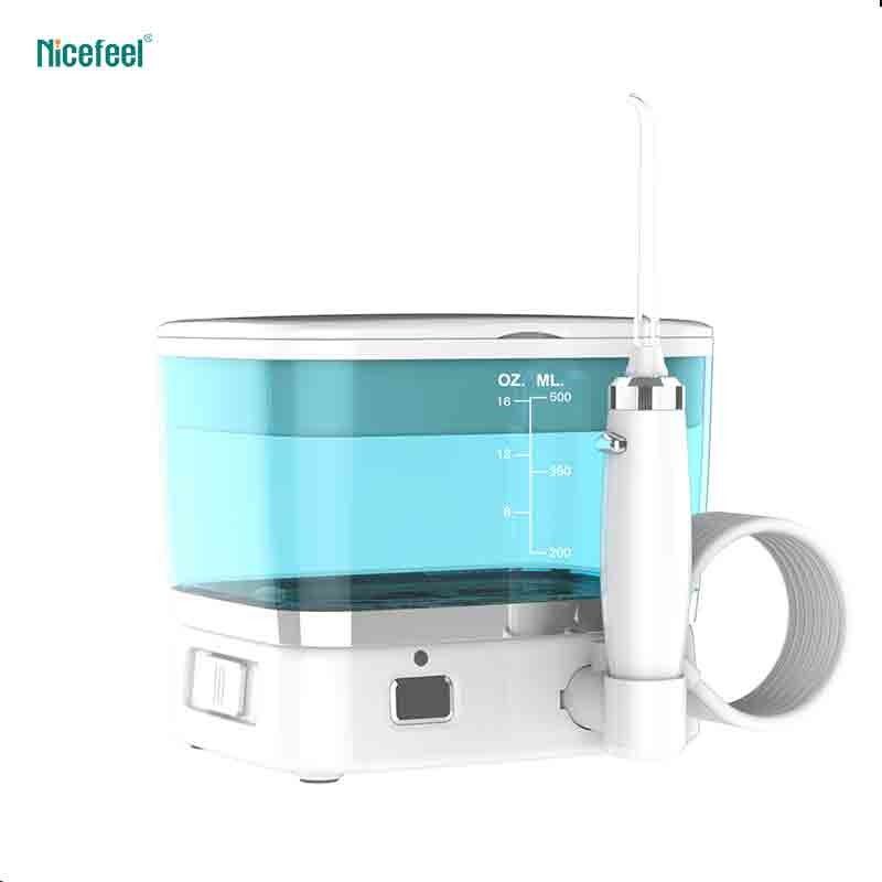 Φορητό ασύρματο επανακαταλογηστέο νερό Flosser Nicefeel με τη δεξαμενή νερού 500ml