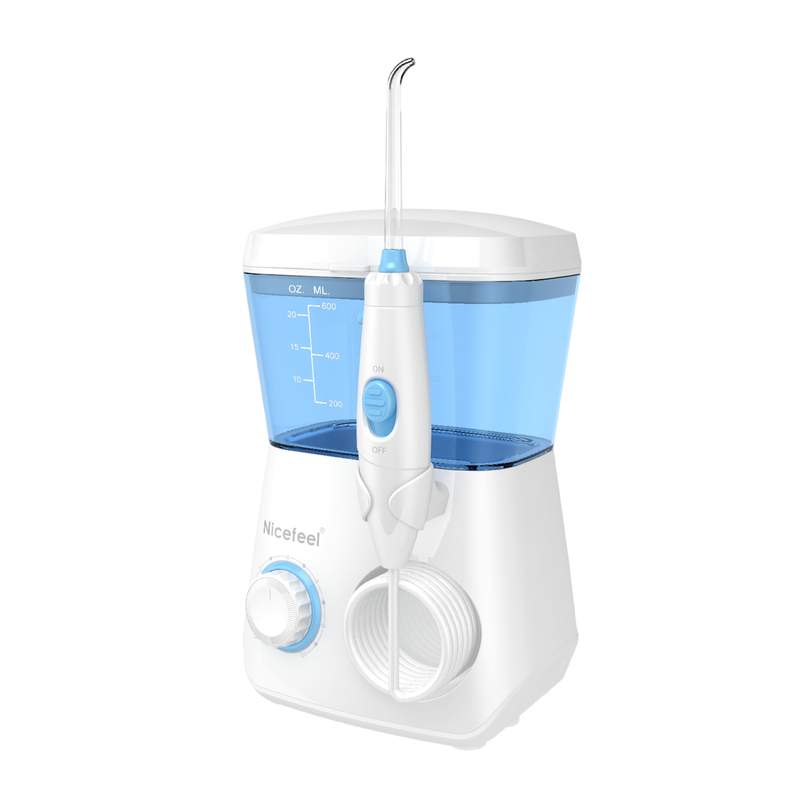 Το νερό Flosser PC 18W ABS με το UV αποστειρωτή προσάρμοσε το λογότυπο για τα ευαίσθητα δόντια