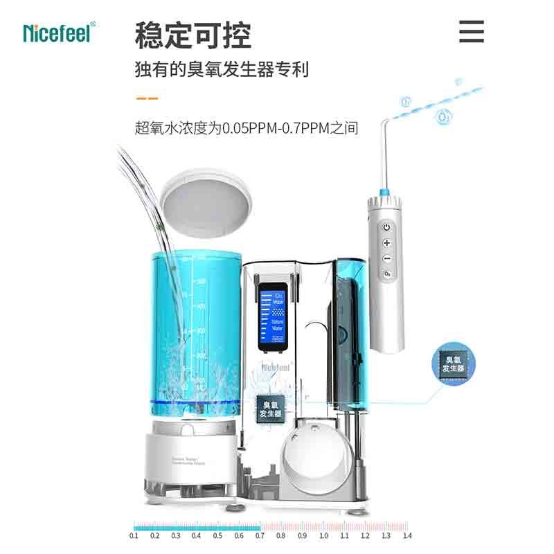 600ml Countertop Nicefeel προφορικό Irrigator δεξαμενών για την καθημερινή στοματική φροντίδα