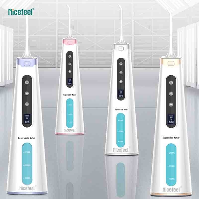 νερό Flosser προφορικό Irrigator υπεροξιδίων 1600mAh Nicefeel για τη στοματική φροντίδα